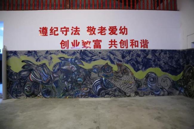 洪晓兰油画浦江杭坪写生原创作品 旗袍秀小活动